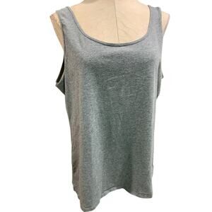 Size 2XL Duluth Trading Co Womens Gray Tank Top Shirt